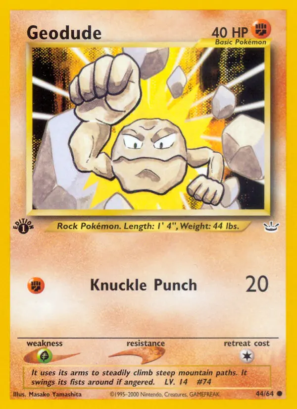 Geodude, Neo Revelation #44