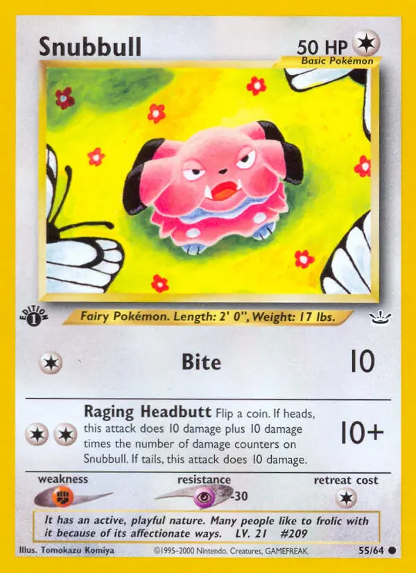 Snubbull, Neo Revelation #55
