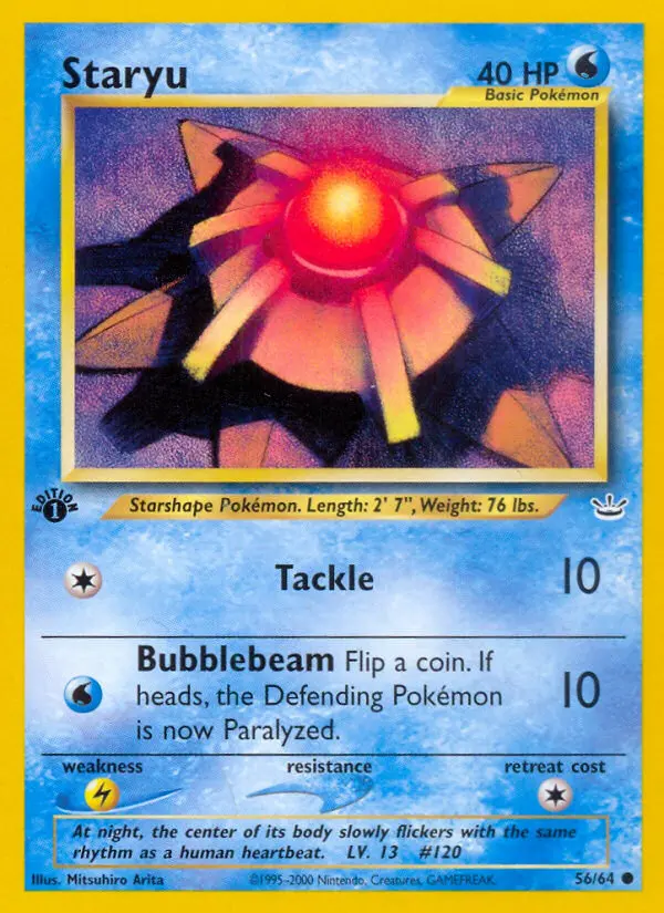 Staryu, Neo Revelation #56