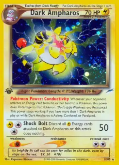 Dark Ampharos, Neo Destiny #1/105