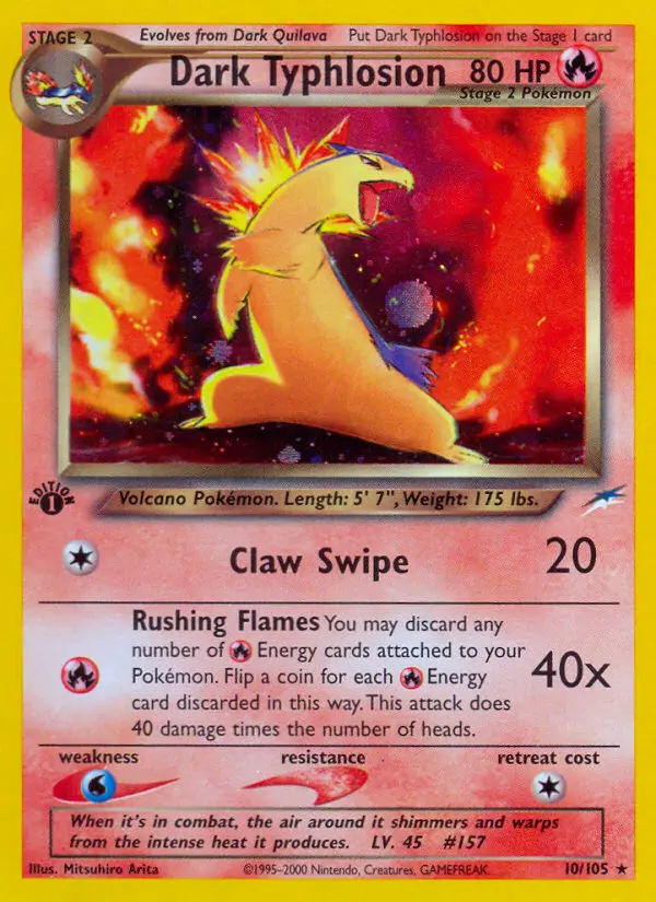 Dark Typhlosion, Neo Destiny #10