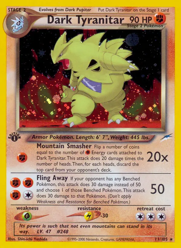 Dark Tyranitar, Neo Destiny #11