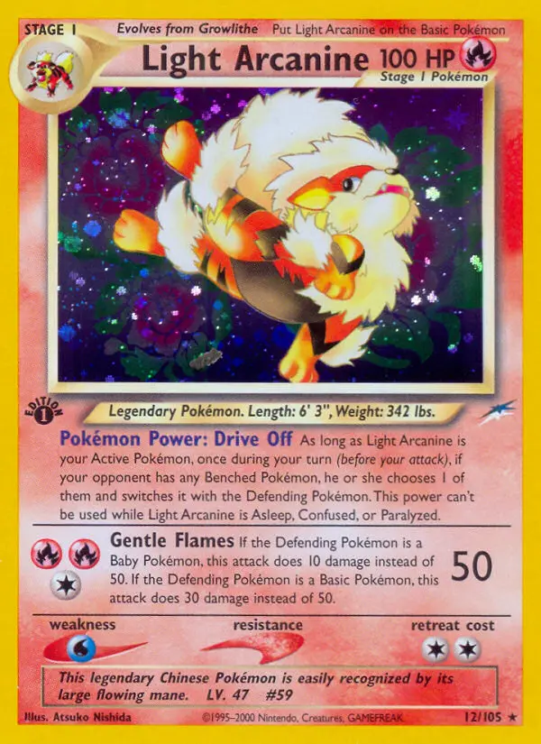 Light Arcanine, Neo Destiny #12