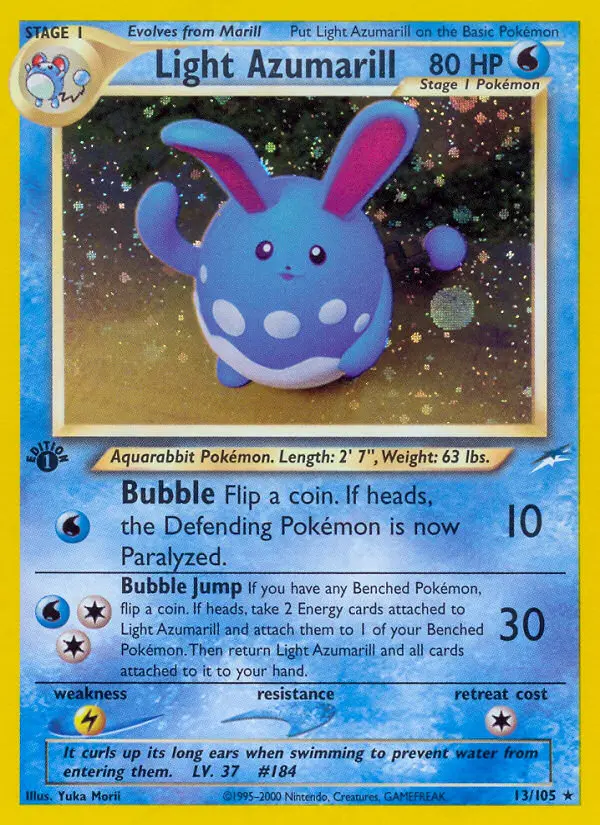 Light Azumarill, Neo Destiny #13
