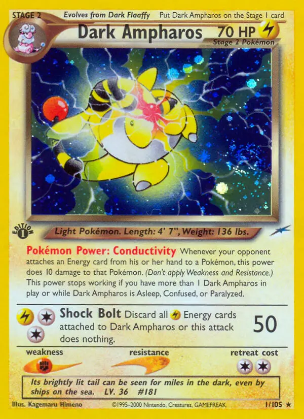 Dark Ampharos, Neo Destiny #1