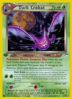 Dark Crobat, Neo Destiny #2/105
