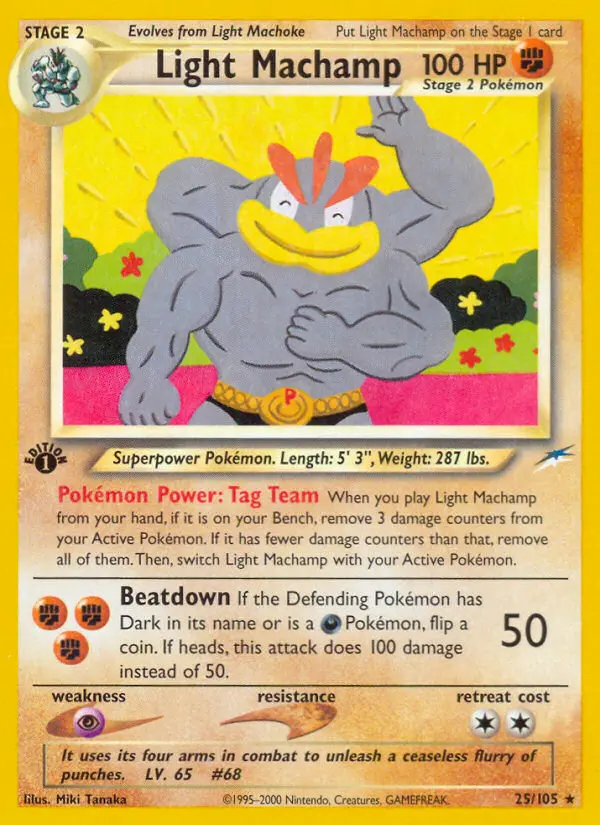 Light Machamp, Neo Destiny #25
