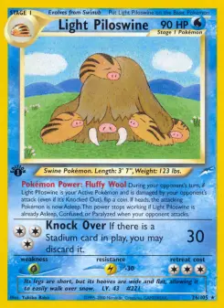 Light Piloswine, Neo Destiny #26/105