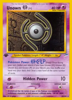 Unown [H], Neo Destiny #28/105