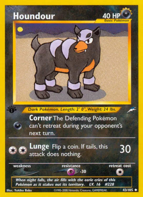 Houndour, Neo Destiny #43