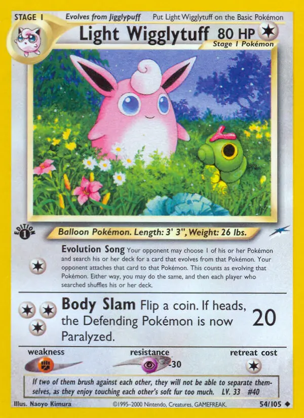 Light Wigglytuff, Neo Destiny #54