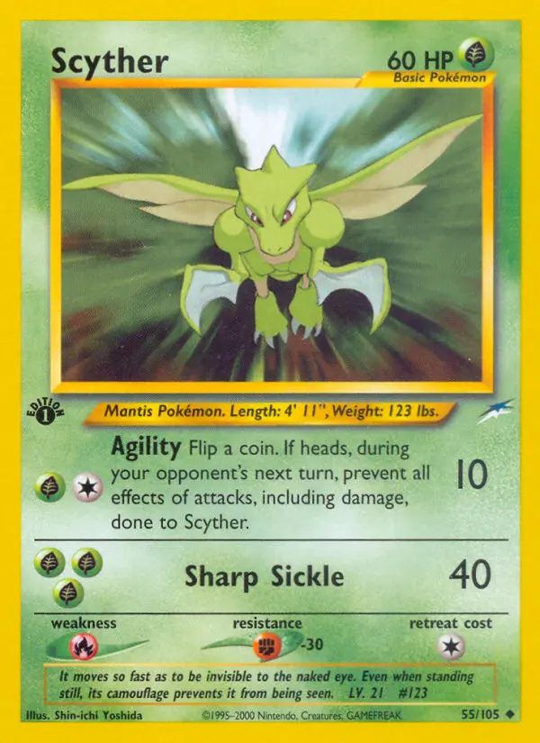 Scyther, Neo Destiny #55