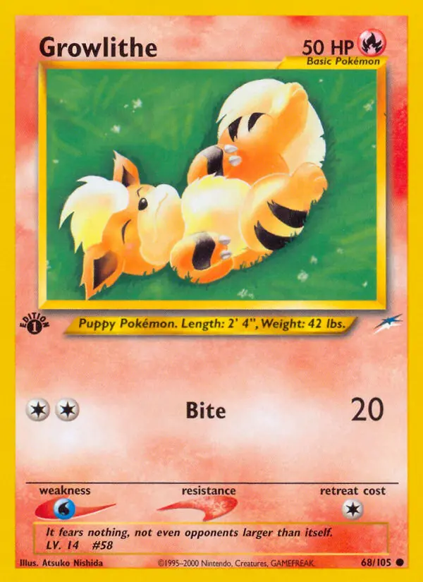Growlithe, Neo Destiny #68