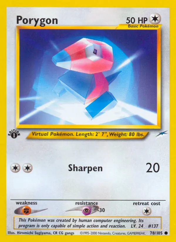 Porygon, Neo Destiny #78