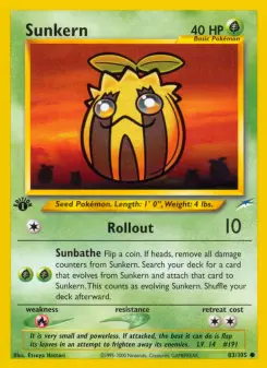 Sunkern, Neo Destiny #83/105