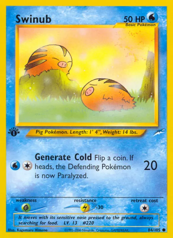 Swinub, Neo Destiny #84