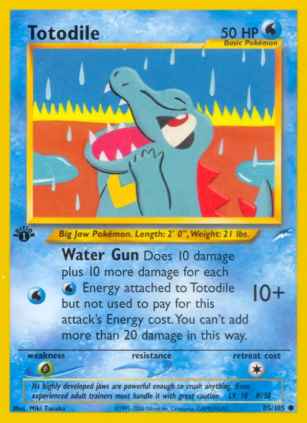 Totodile, Neo Destiny #85