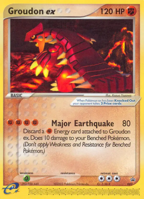 Groudon ex, Nintendo Black Star Promos #2