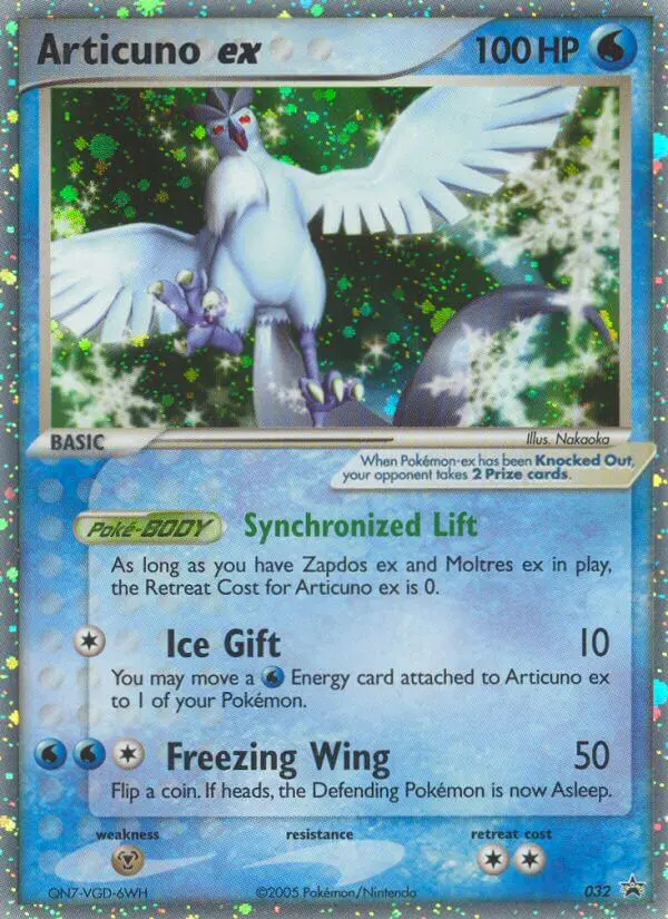 Articuno ex, Nintendo Black Star Promos #32