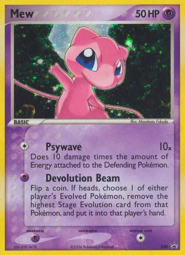 Mew, Nintendo Black Star Promos #40