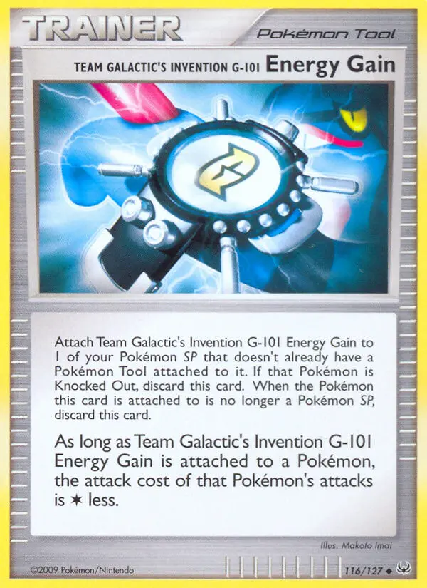 Team Galactic's Invention G-101 Energy Gain, Platinum #116
