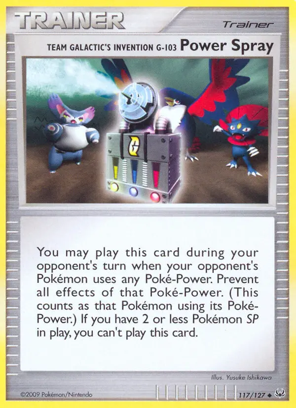 Team Galactic's Invention G-103 Power Spray, Platinum #117
