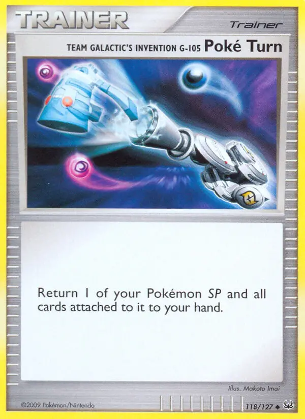 Team Galactic's Invention G-105 Poké Turn, Platinum #118