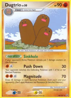 Dugtrio, Platinum #24/127