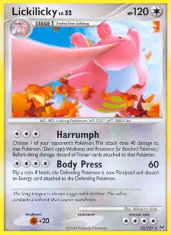 Lickilicky, Platinum #33/127