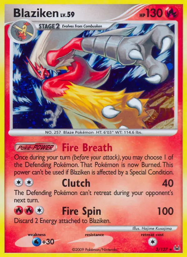 Blaziken, Platinum #3