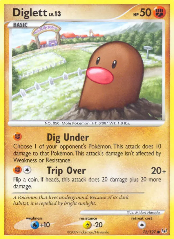 Diglett, Platinum #72