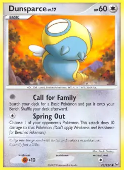 Dunsparce, Platinum #73/127