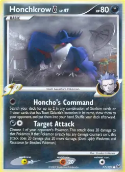Honchkrow G, Platinum #77/127