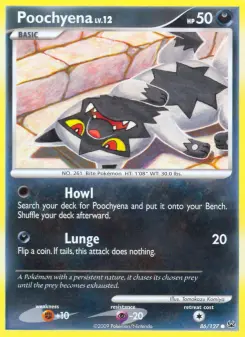Poochyena, Platinum #86/127