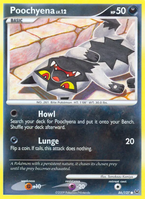 Poochyena, Platinum #86