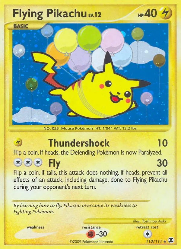 Flying Pikachu, Rising Rivals #113