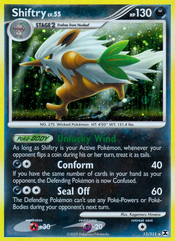 Shiftry, Rising Rivals #13