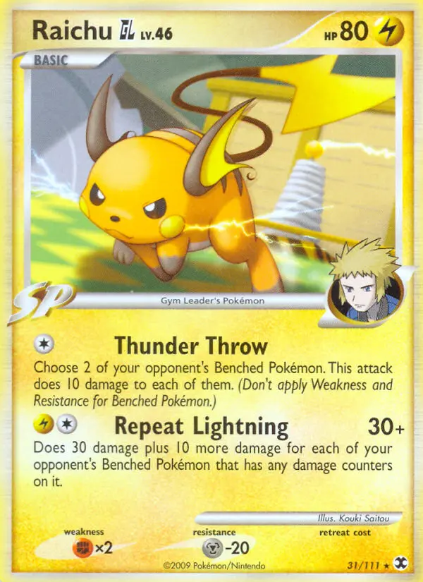 Raichu GL, Rising Rivals #31