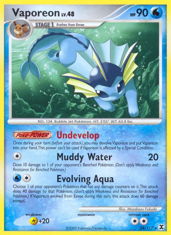 Vaporeon, Rising Rivals #34