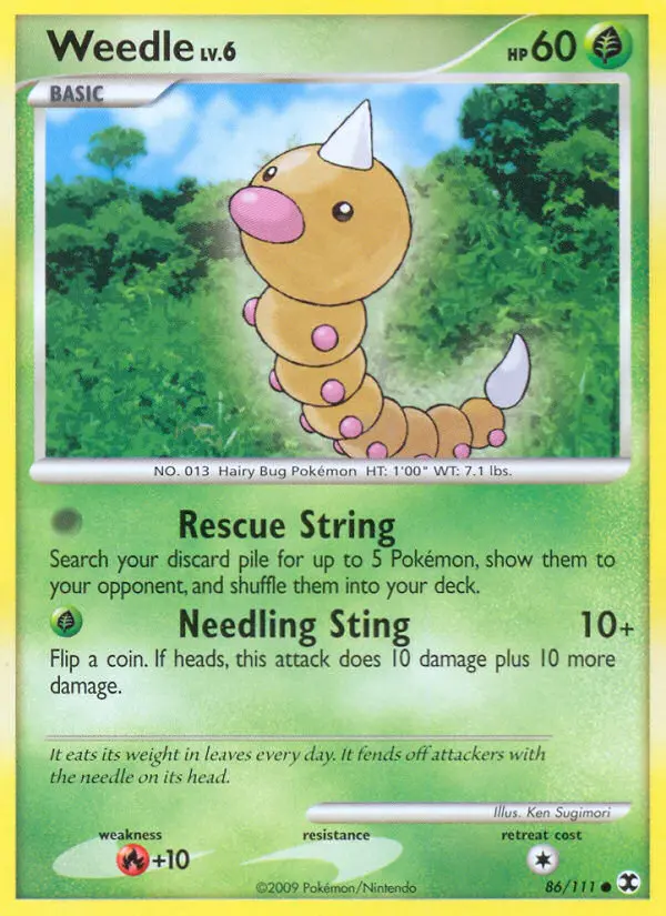 Weedle, Rising Rivals #86