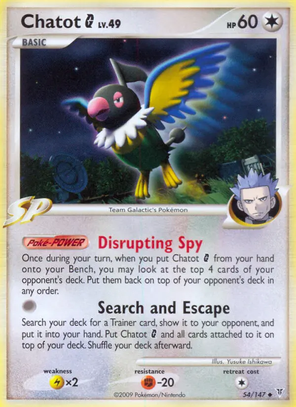 Chatot G, Supreme Victors #54