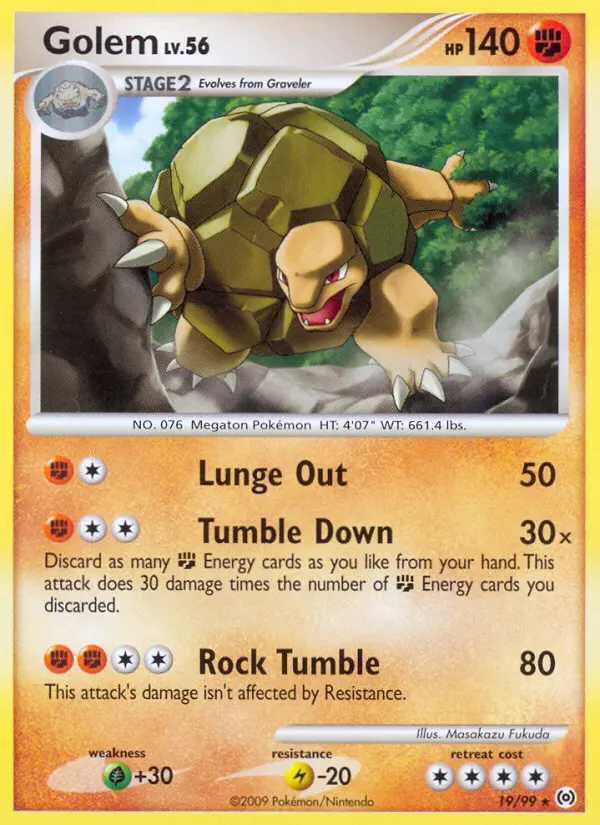 Golem, Arceus #19