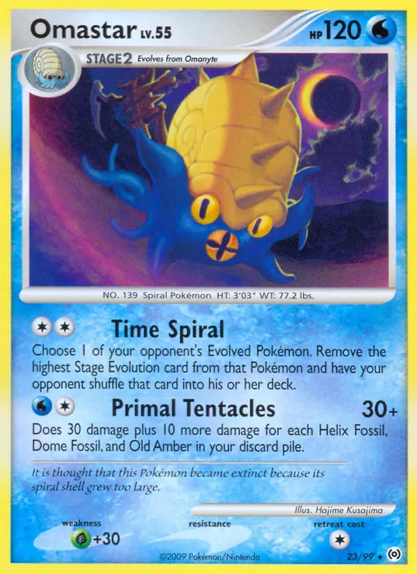 Omastar, Arceus #23