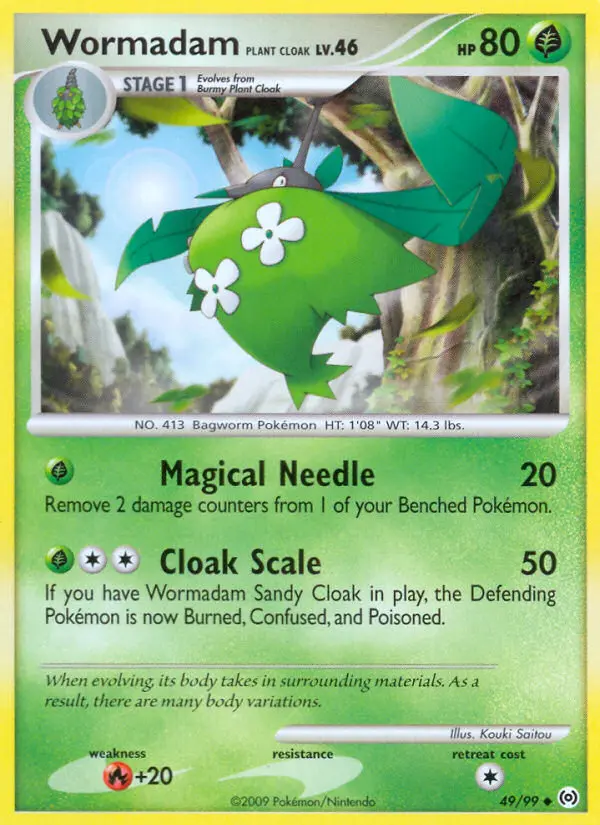 Wormadam Plant Cloak, Arceus #49