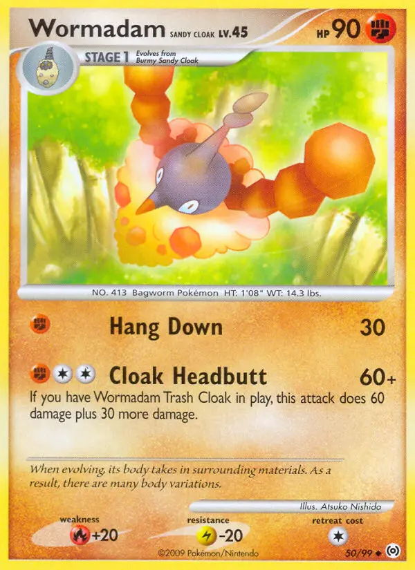 Wormadam Sandy Cloak, Arceus #50