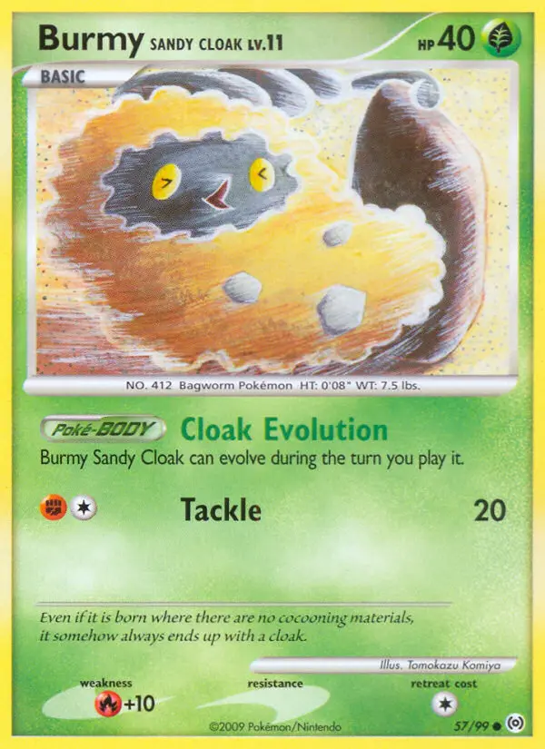 Burmy Sandy Cloak, Arceus #57