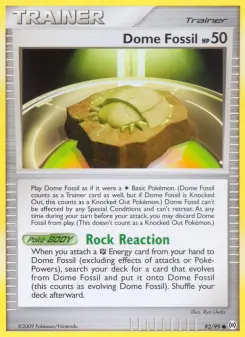 Dome Fossil, Arceus #92/99