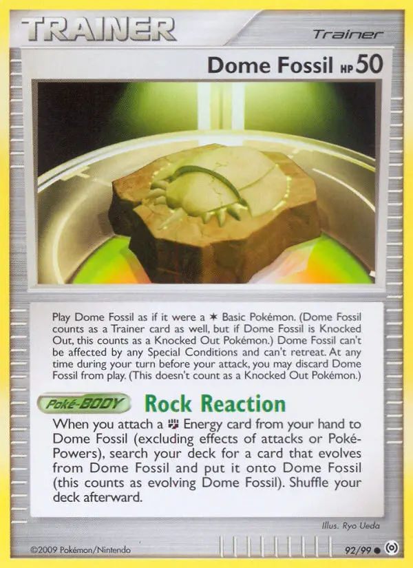 Dome Fossil, Arceus #92