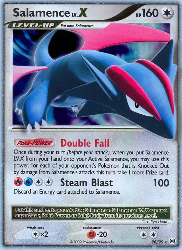 Salamence LV. X, Arceus #98
