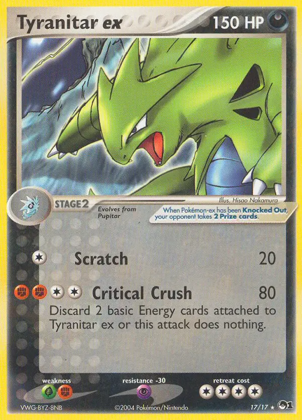 Tyranitar ex, POP Series 1 #17